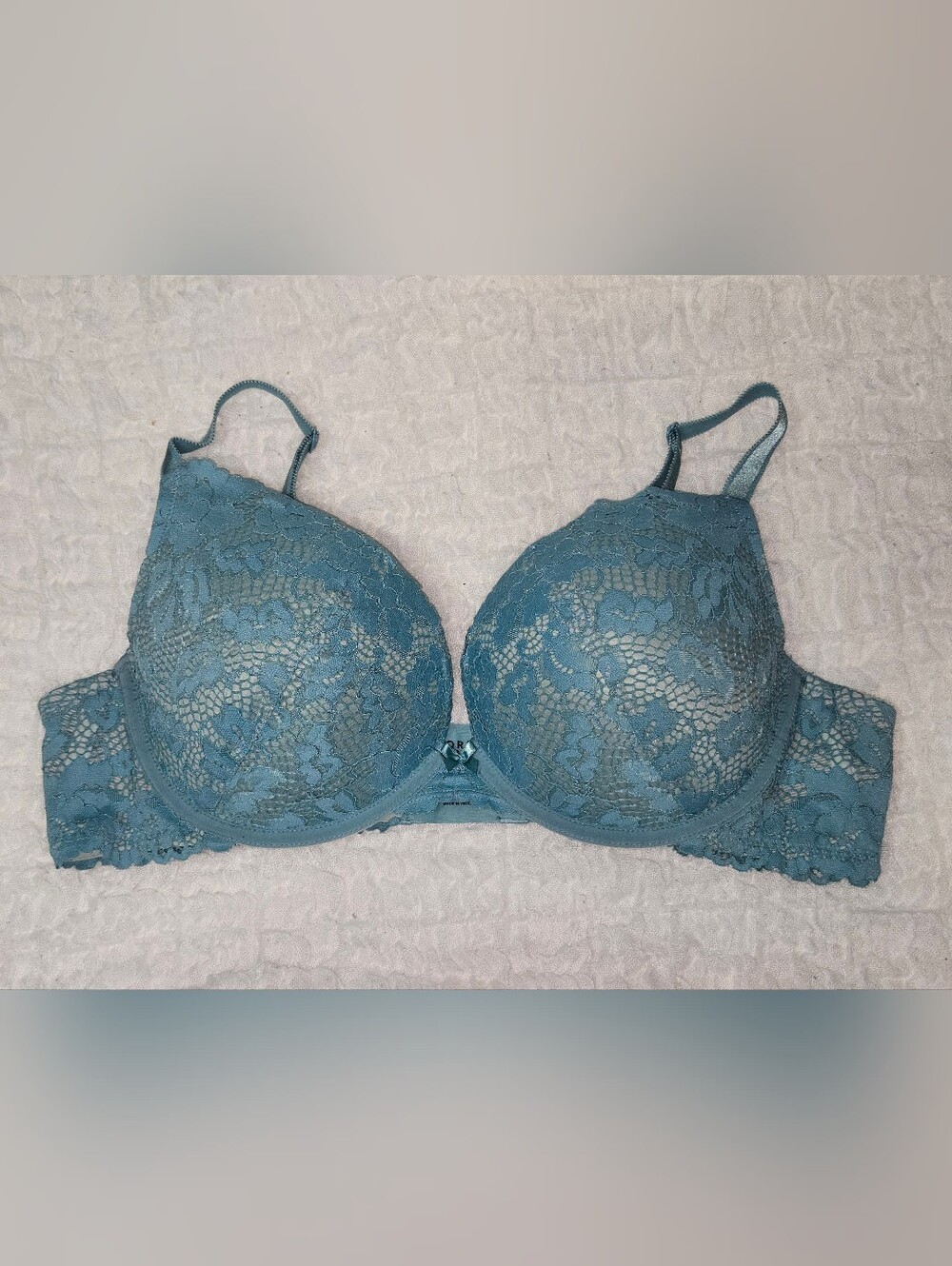 Torrid Teal Lace Push-Up Bra